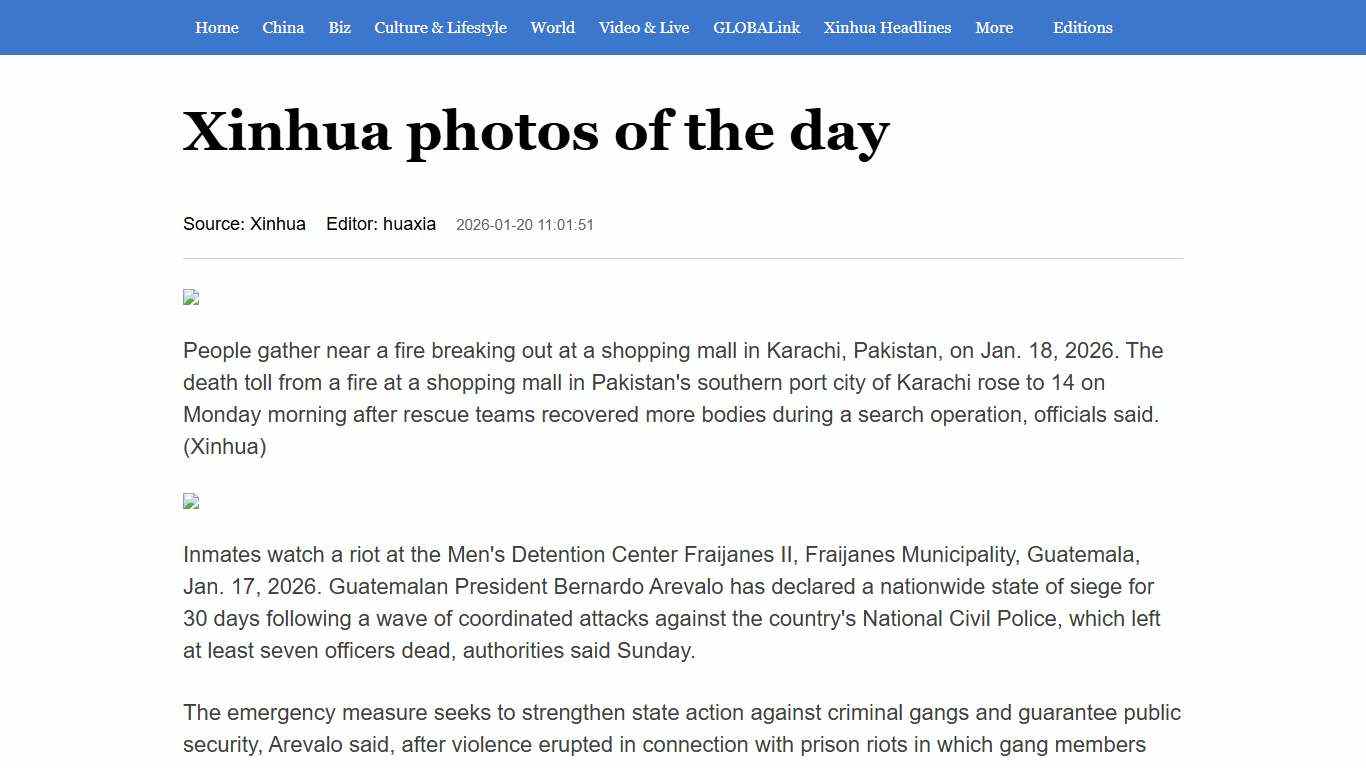 Xinhua photos of the day-Xinhua